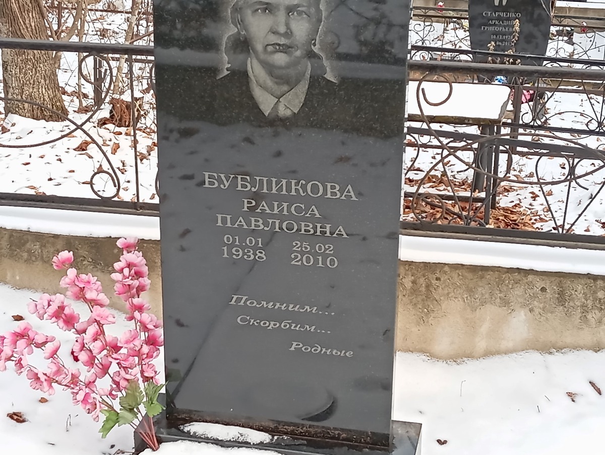 Бубликова Раиса Павловна
