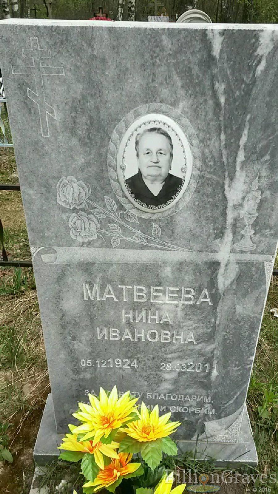 матвеева нина ивановна