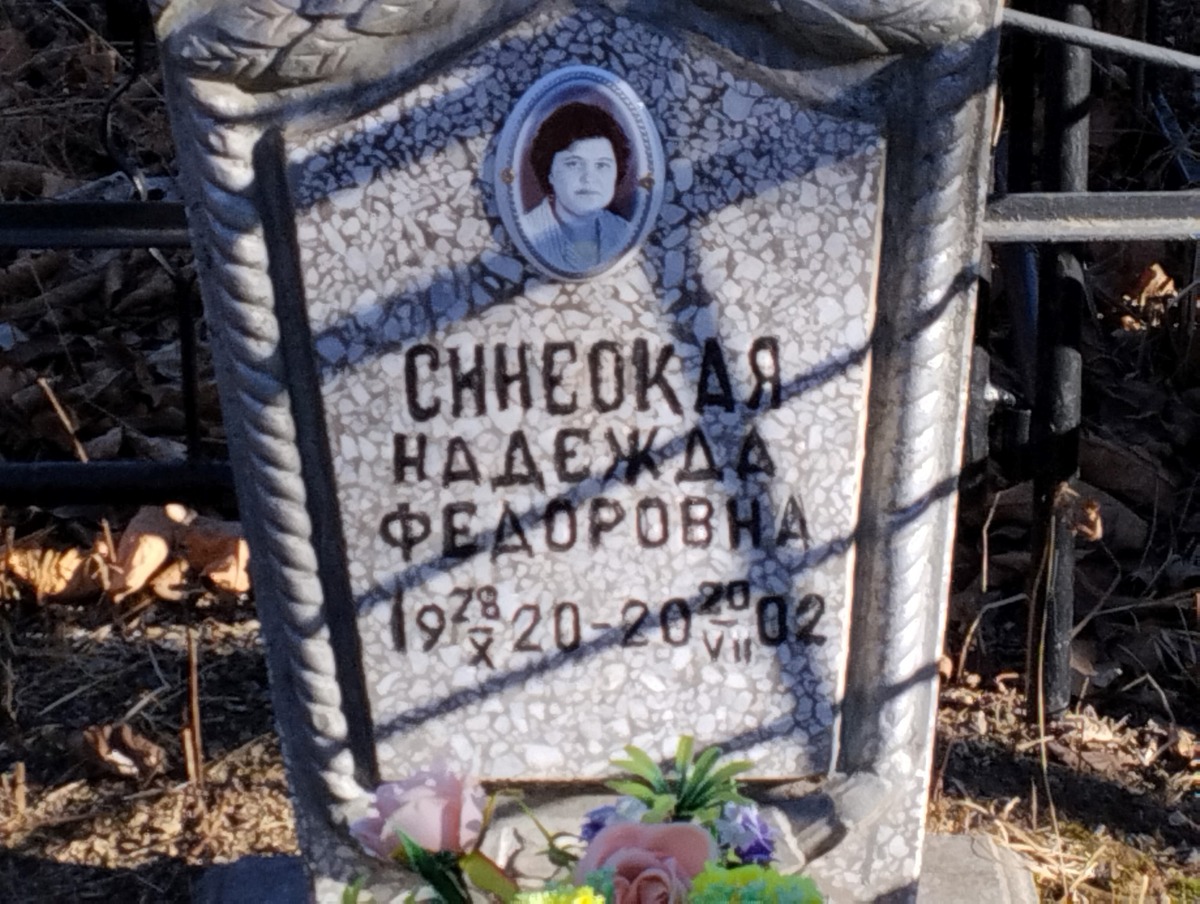 Синеокая Надежда Федоровна