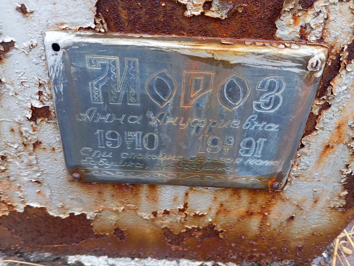 Мороз Анна Ануфриевна