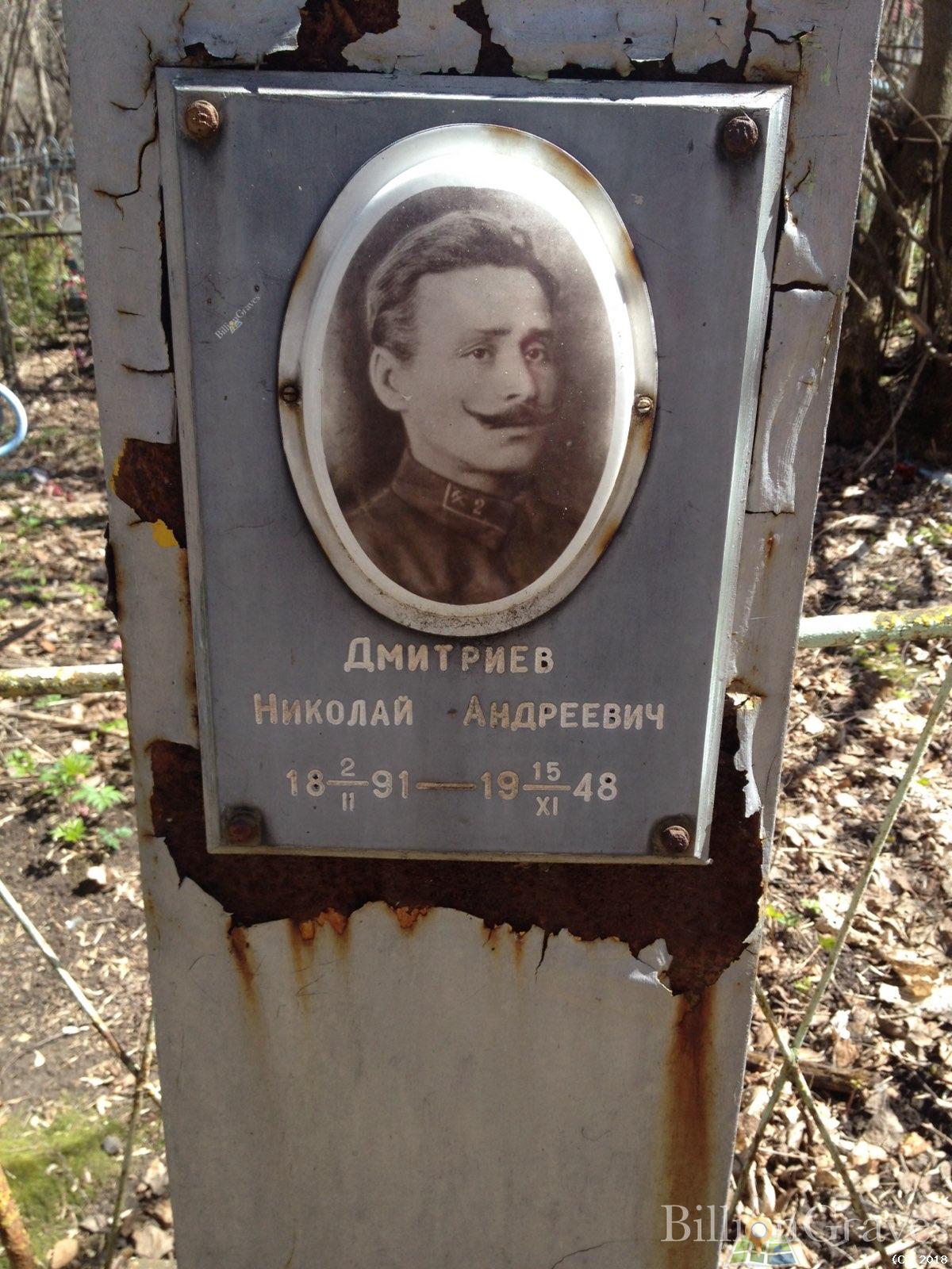 Дмитриев Николай Андреевич