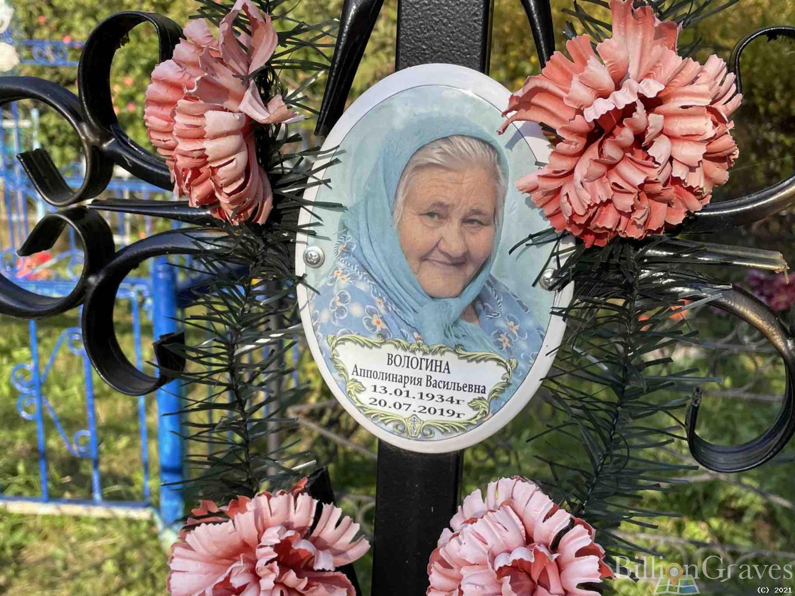 Вологина Апполинария Васильевна