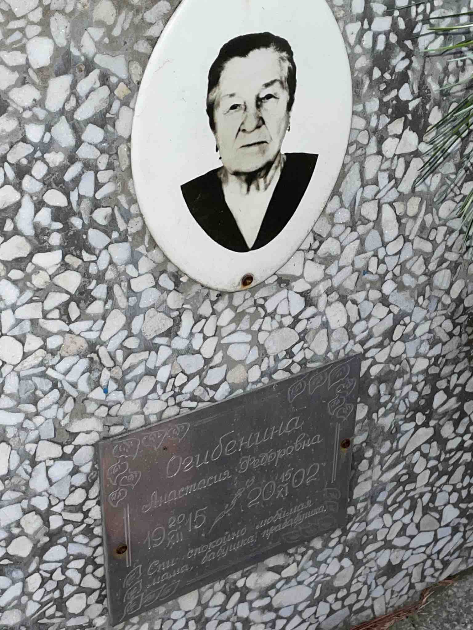 Огибенина Анастасия Федоровна