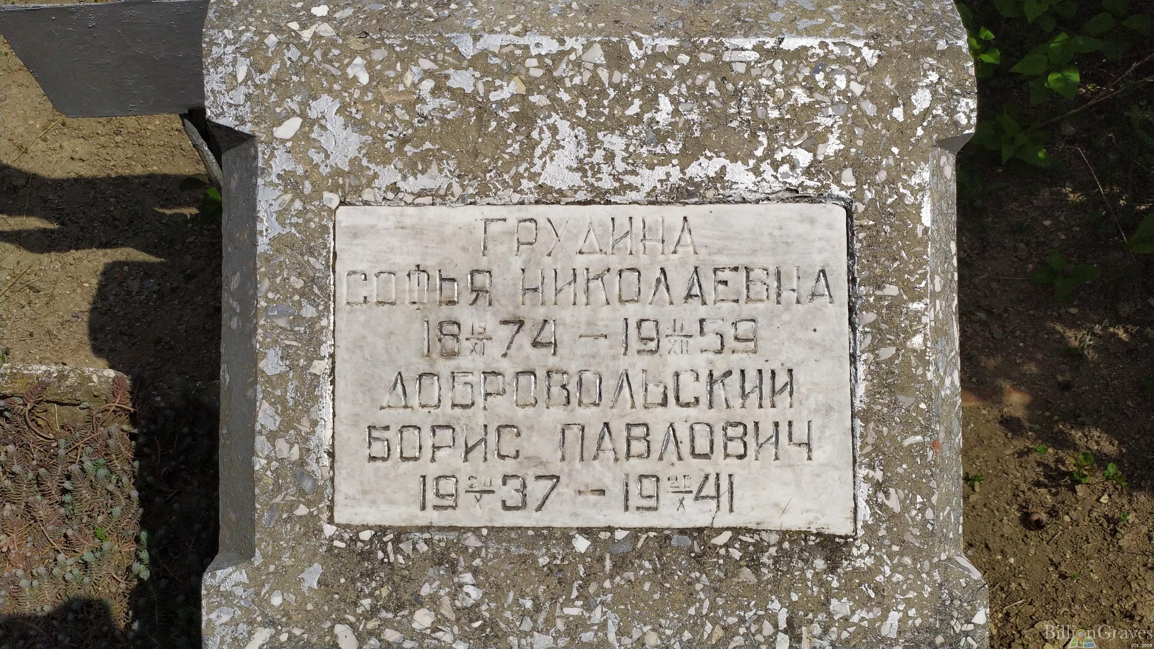 Грудина Софья Николаевна
