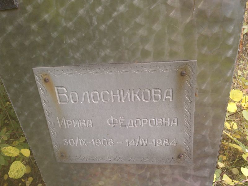 Волосникова