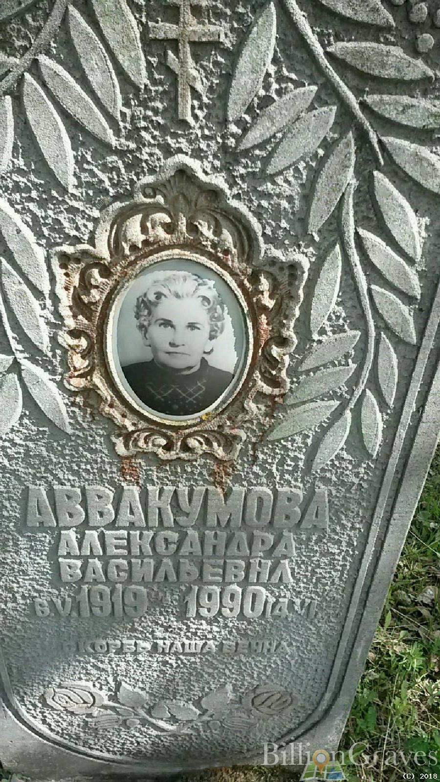 аввакумова Александра васильевна