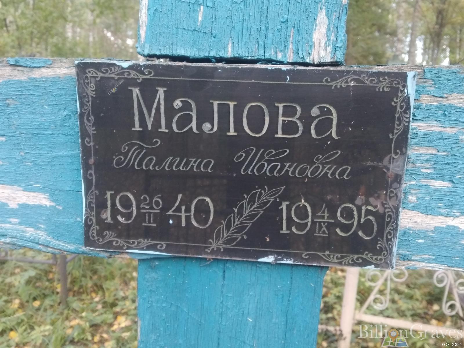 Малова Талина Ивановна