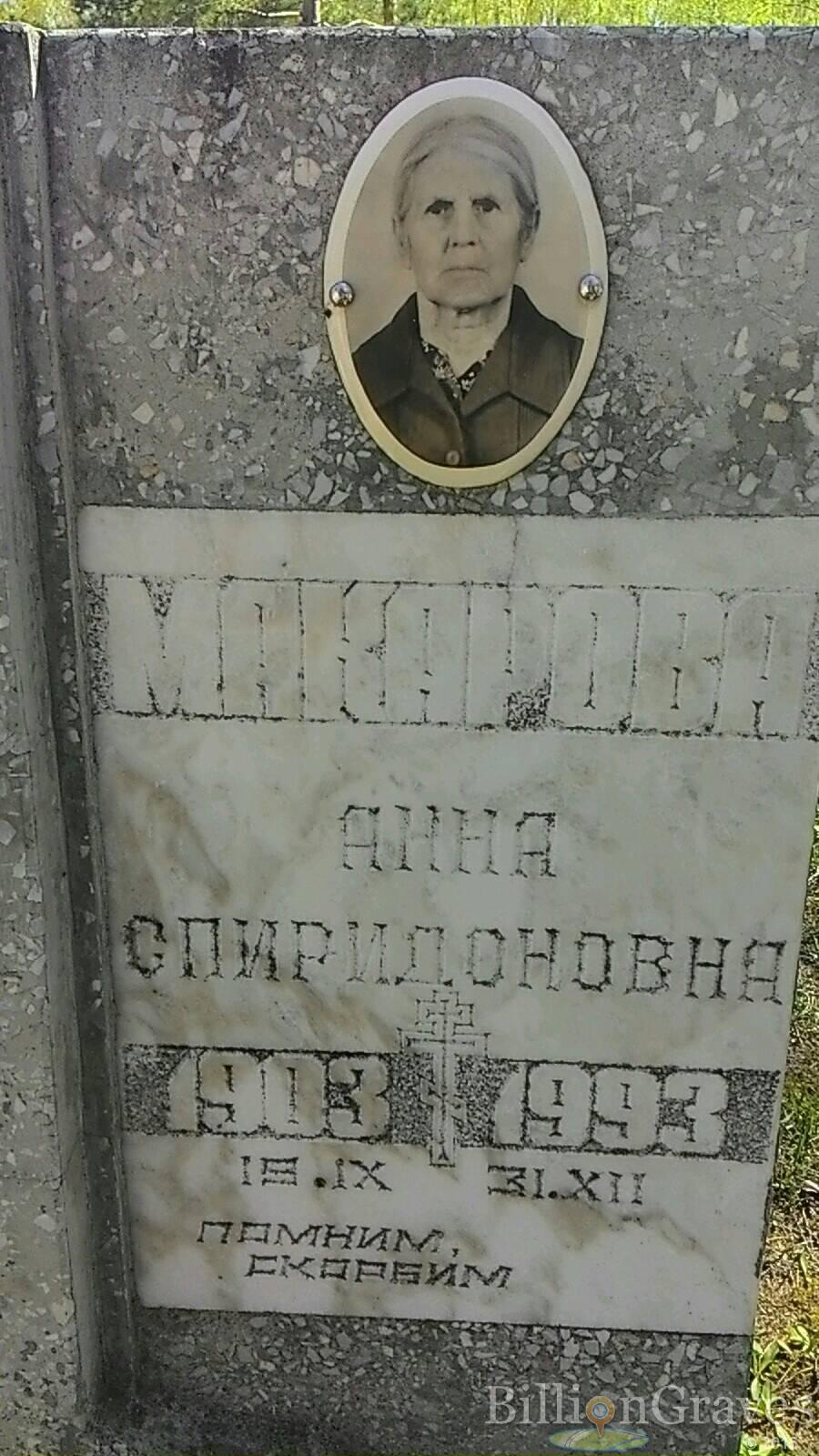Макарова Анна Спиридоновна