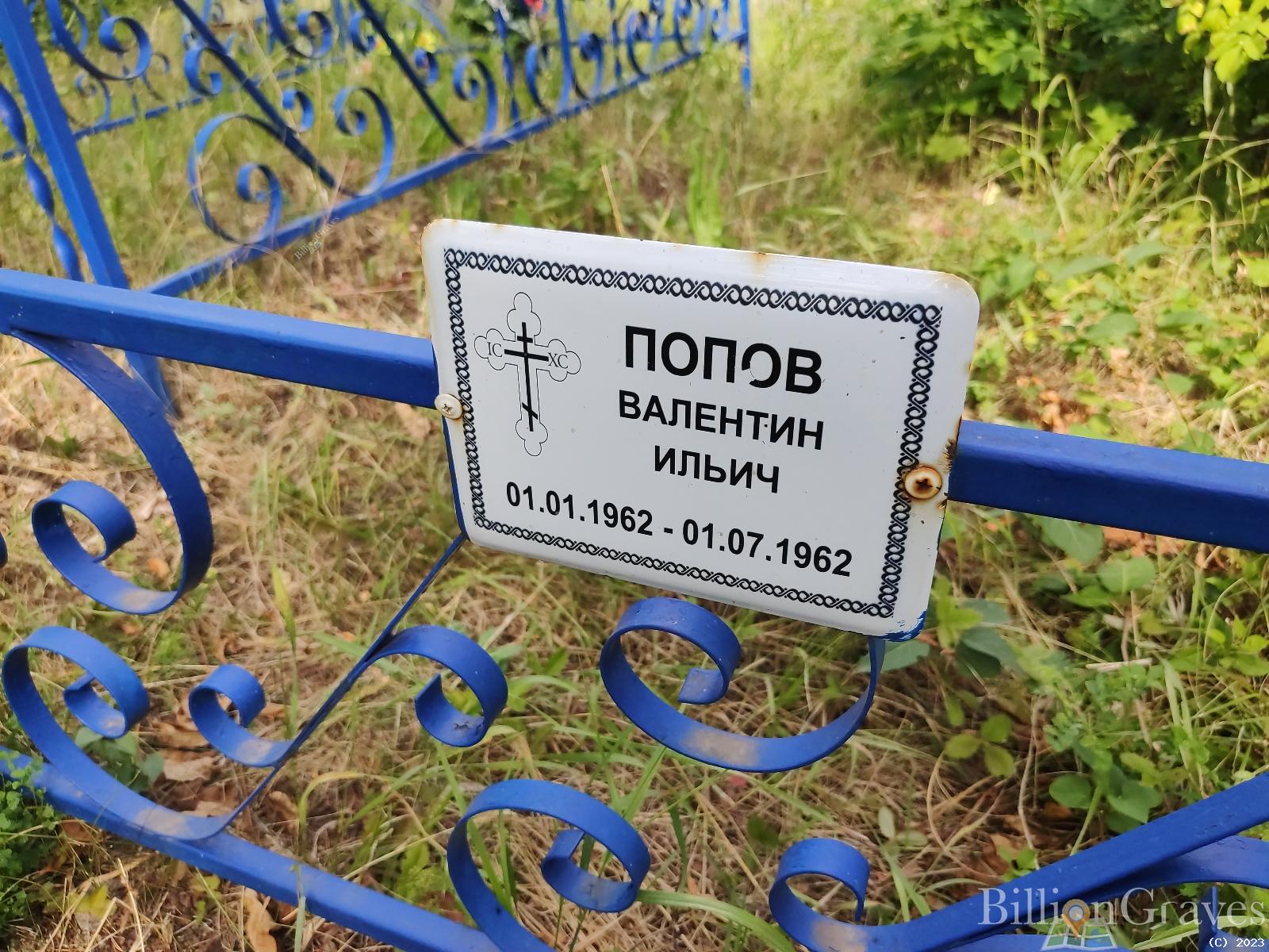Попов Валентин Ильич
