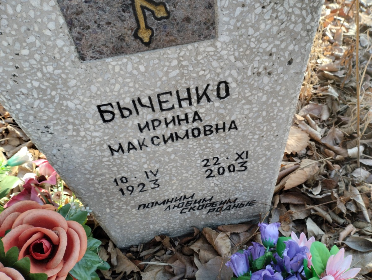 Быченко Ирина Максимовна