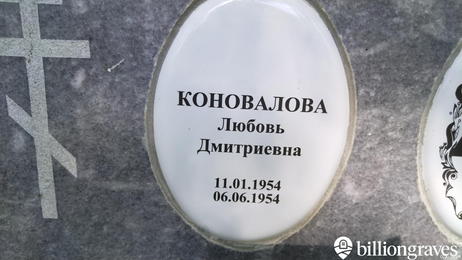 Коновалова Любовь Дмитриевна