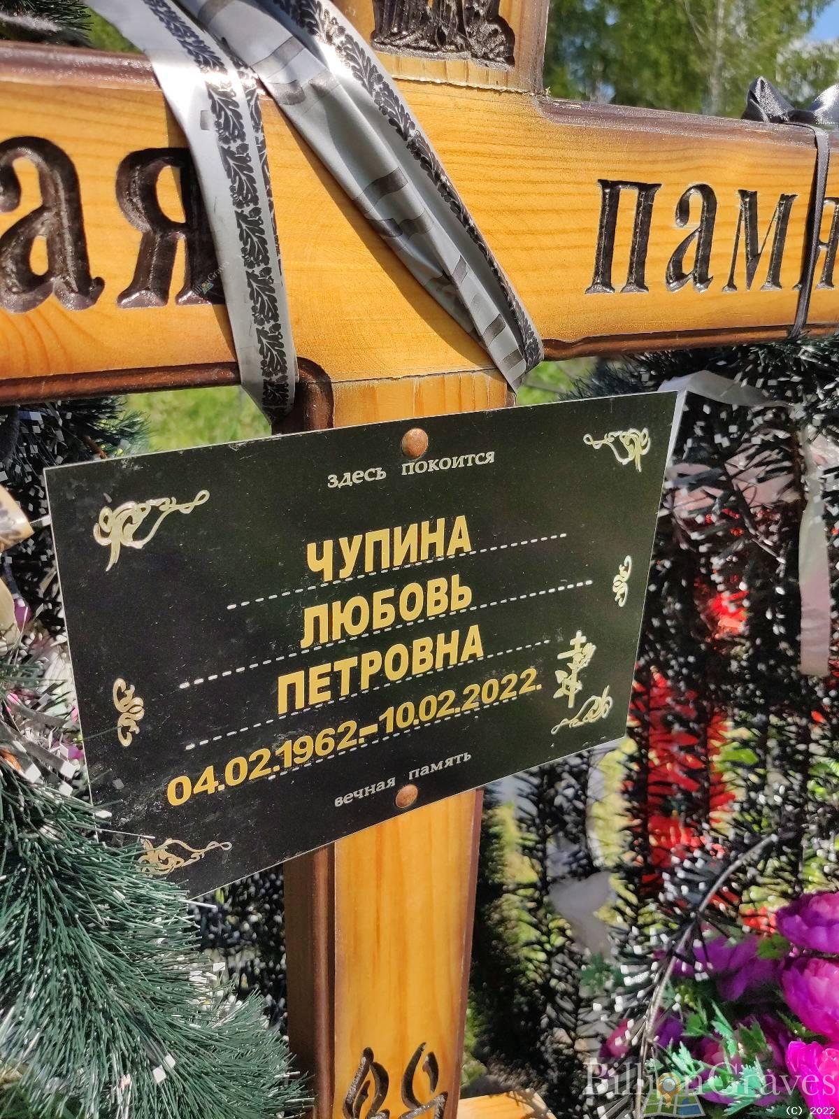 Чупина Любовь Петровна