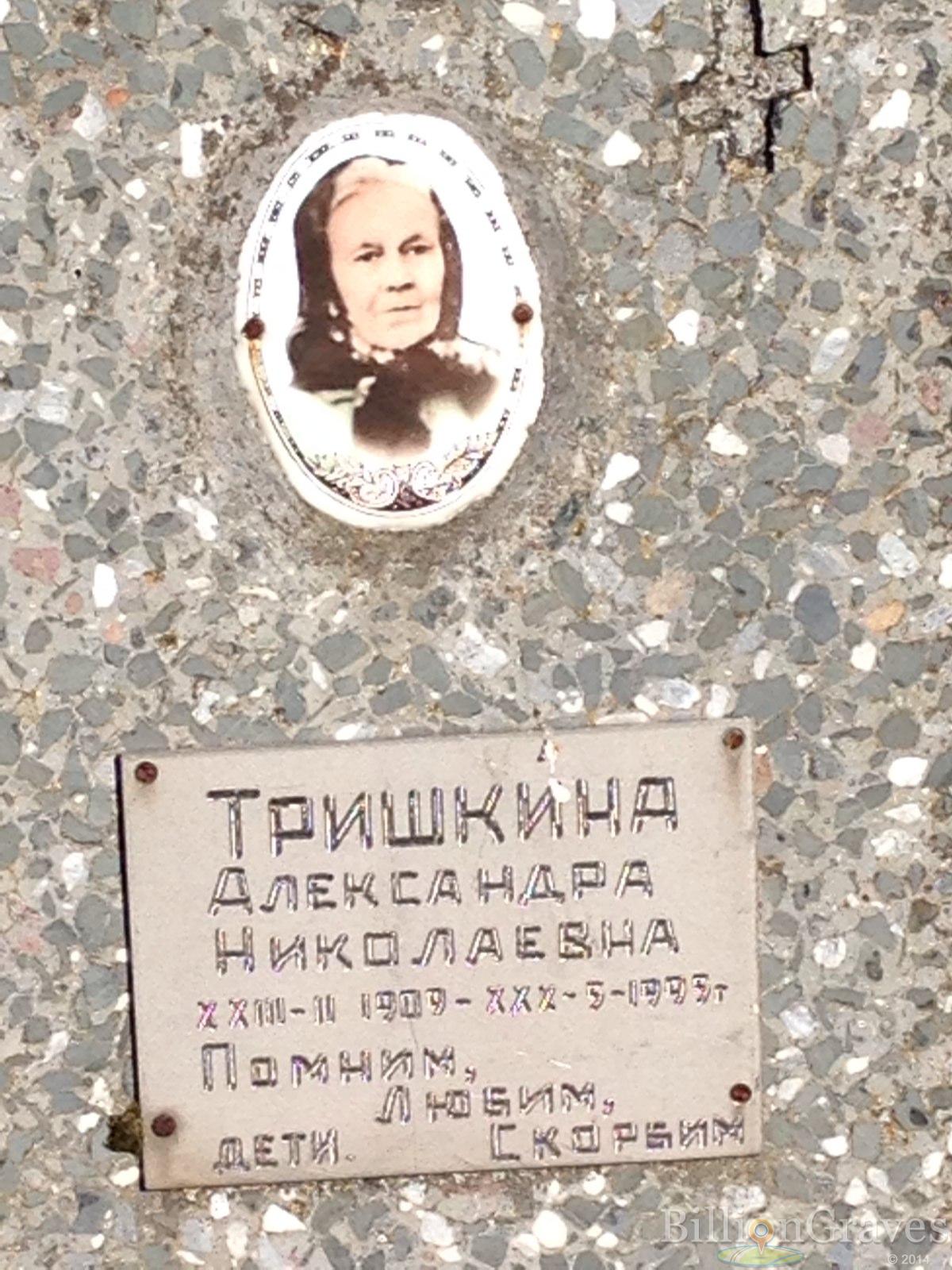 Тришкина Александра Николаевна