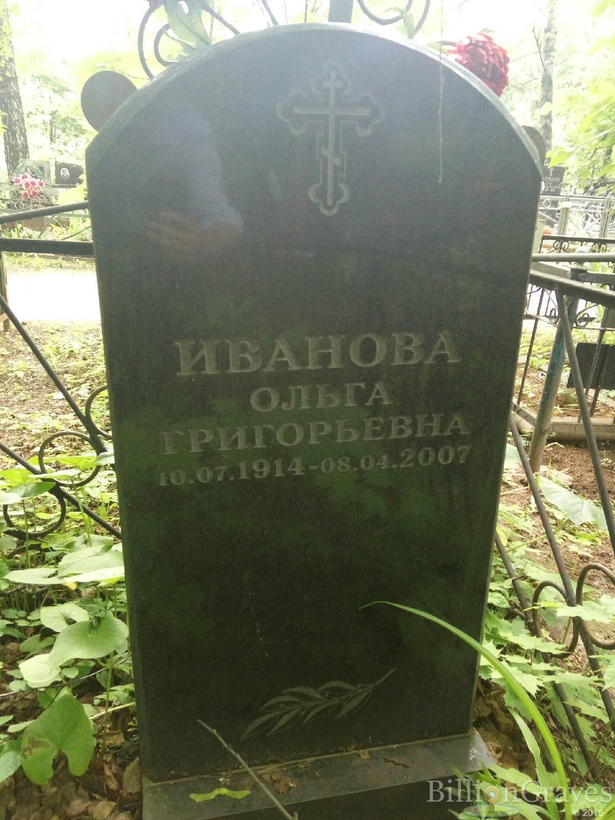 Иванова Ольга Григорьевна