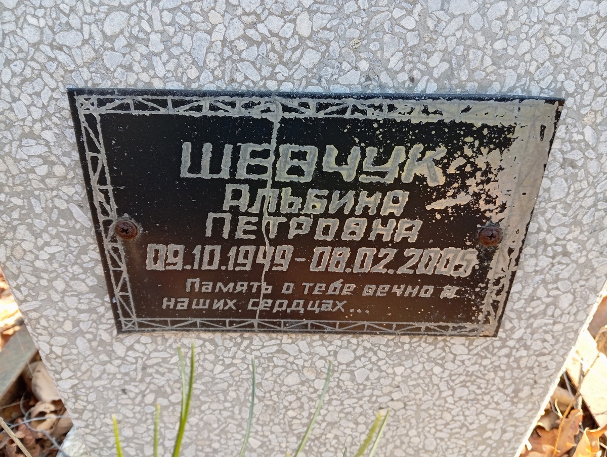 Шевчук Альбина Петровна