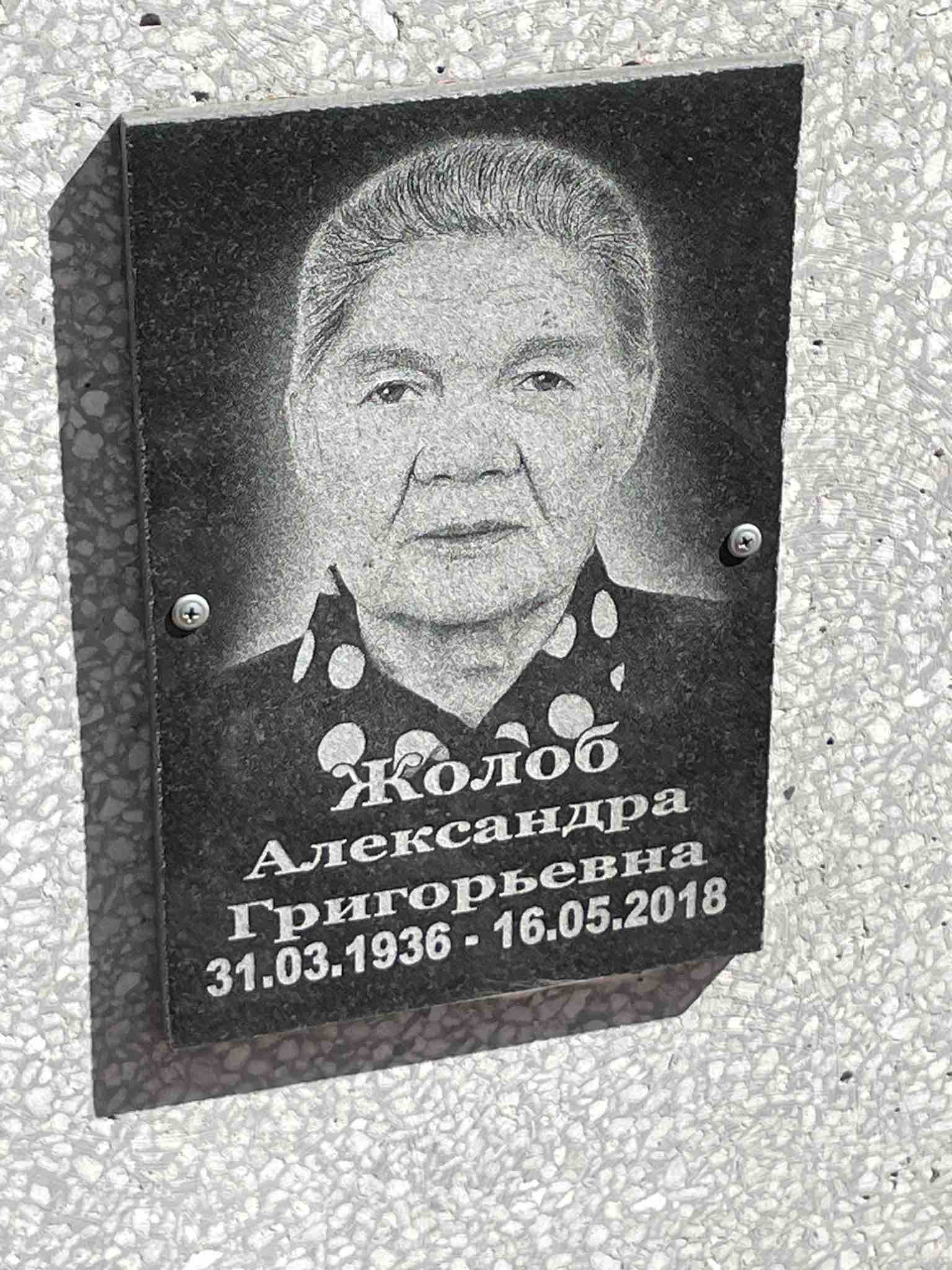 Жолоб Александра Григорьевна