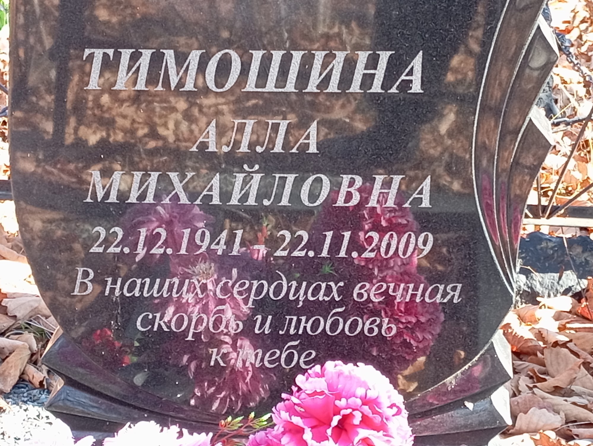 Тимошина Алла Михайловна
