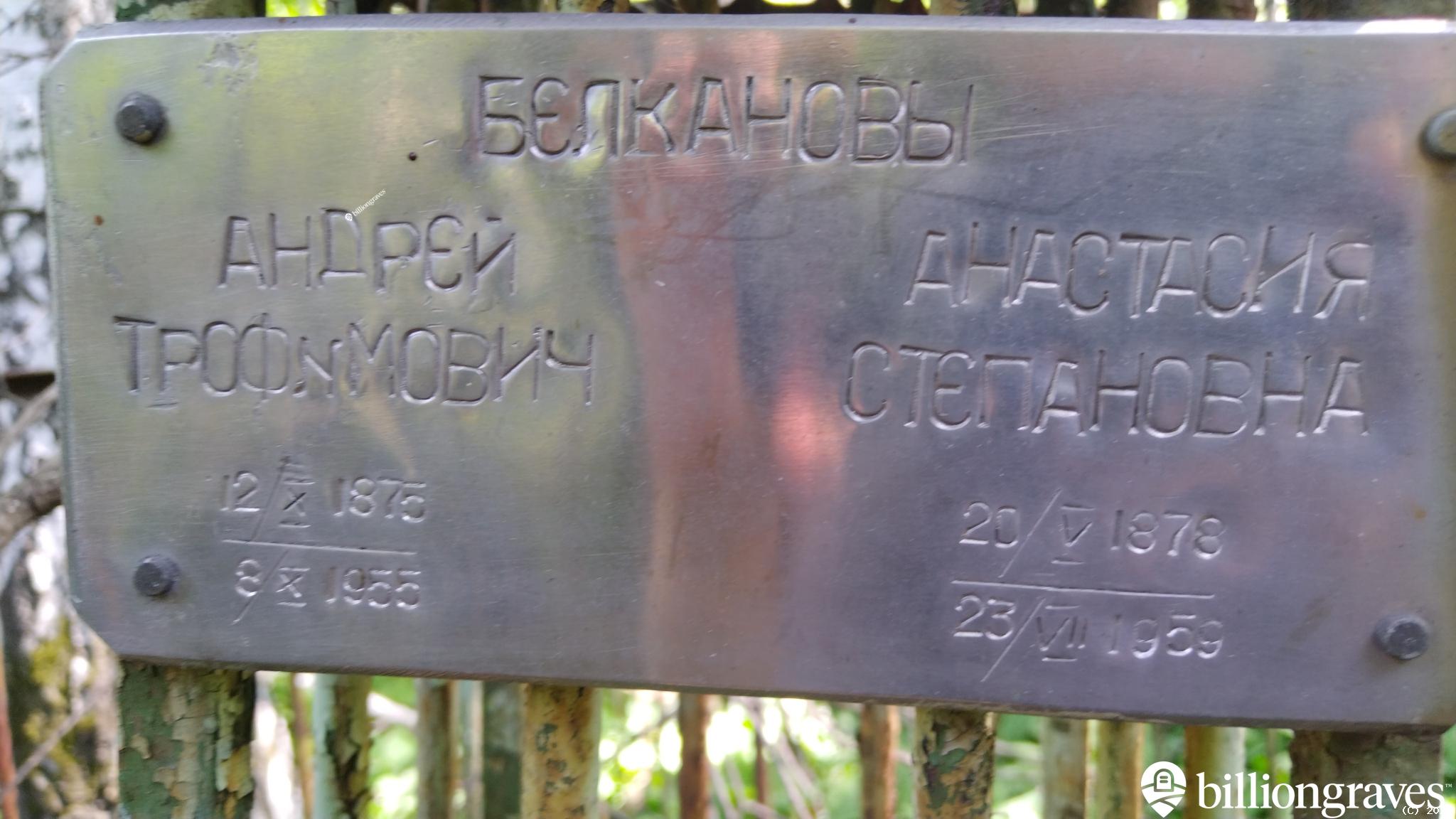 Белканова Анастасия Степановна