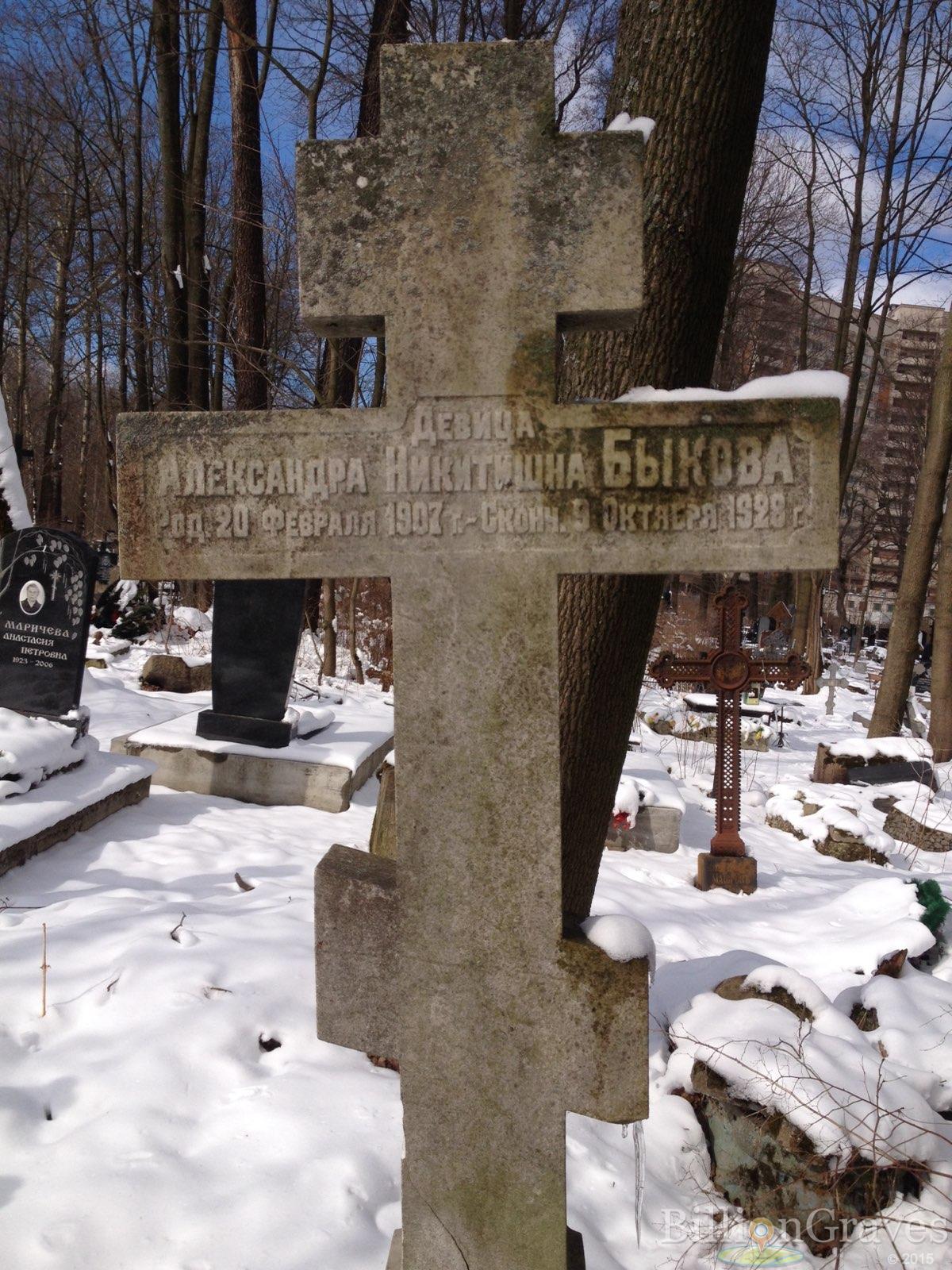 Быкова Александра Никитишна