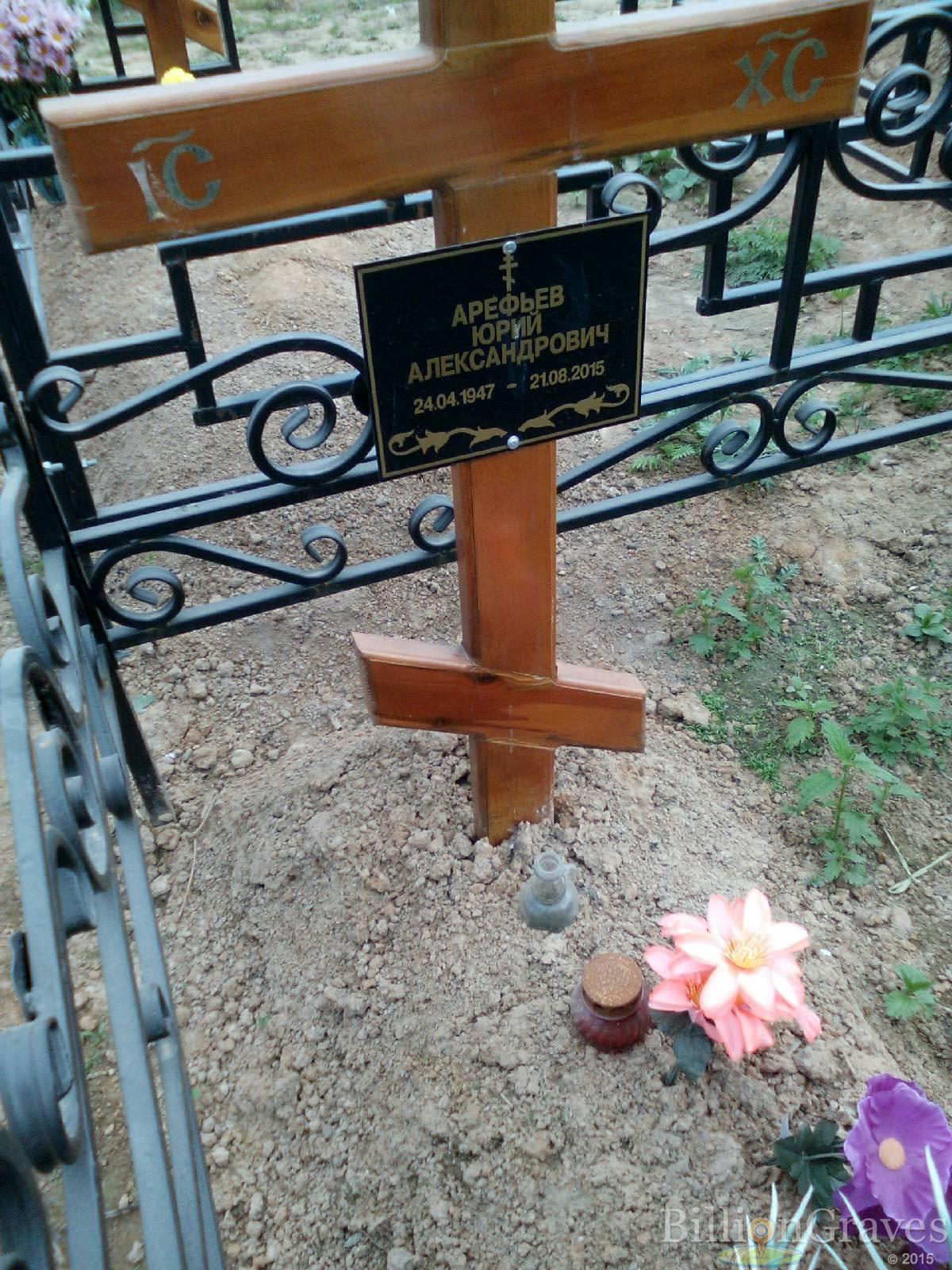 Арефьев Юрий Александрович