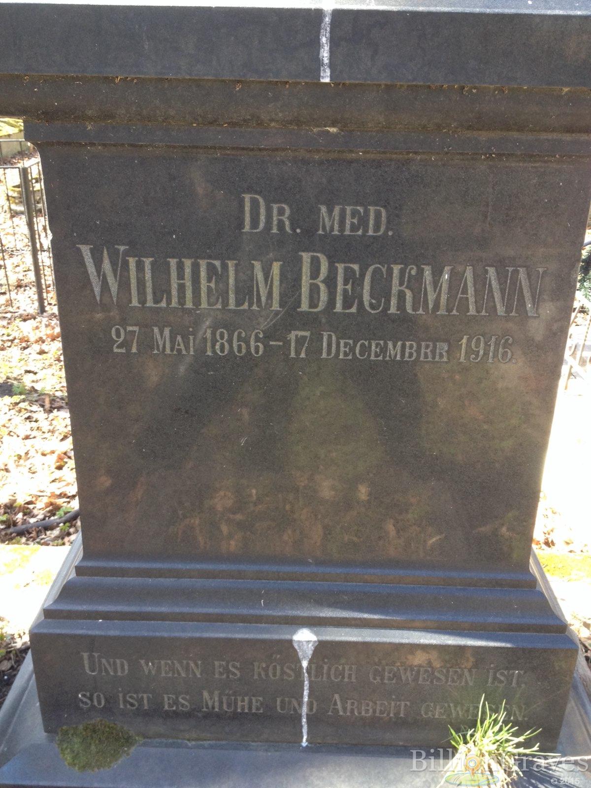 Beckmann Wilhelm
