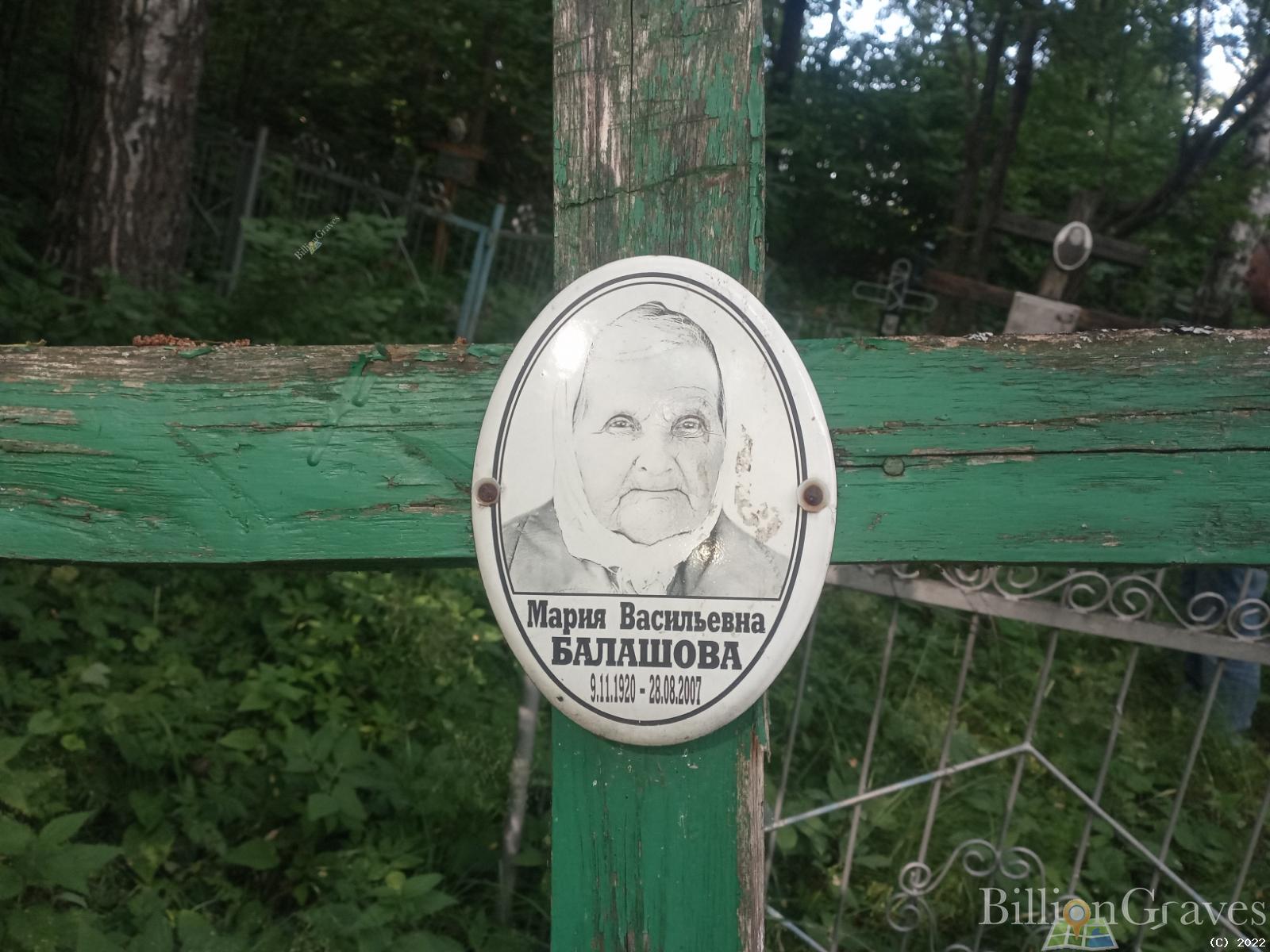 Балашова Мария Васильевна