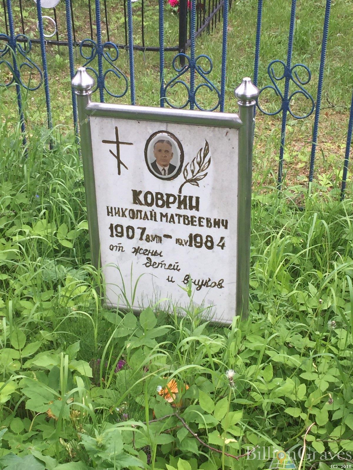 коврин николай матвеевич
