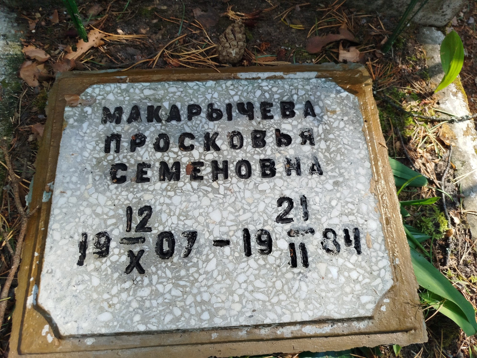 Макарычева Просковья Семеновна