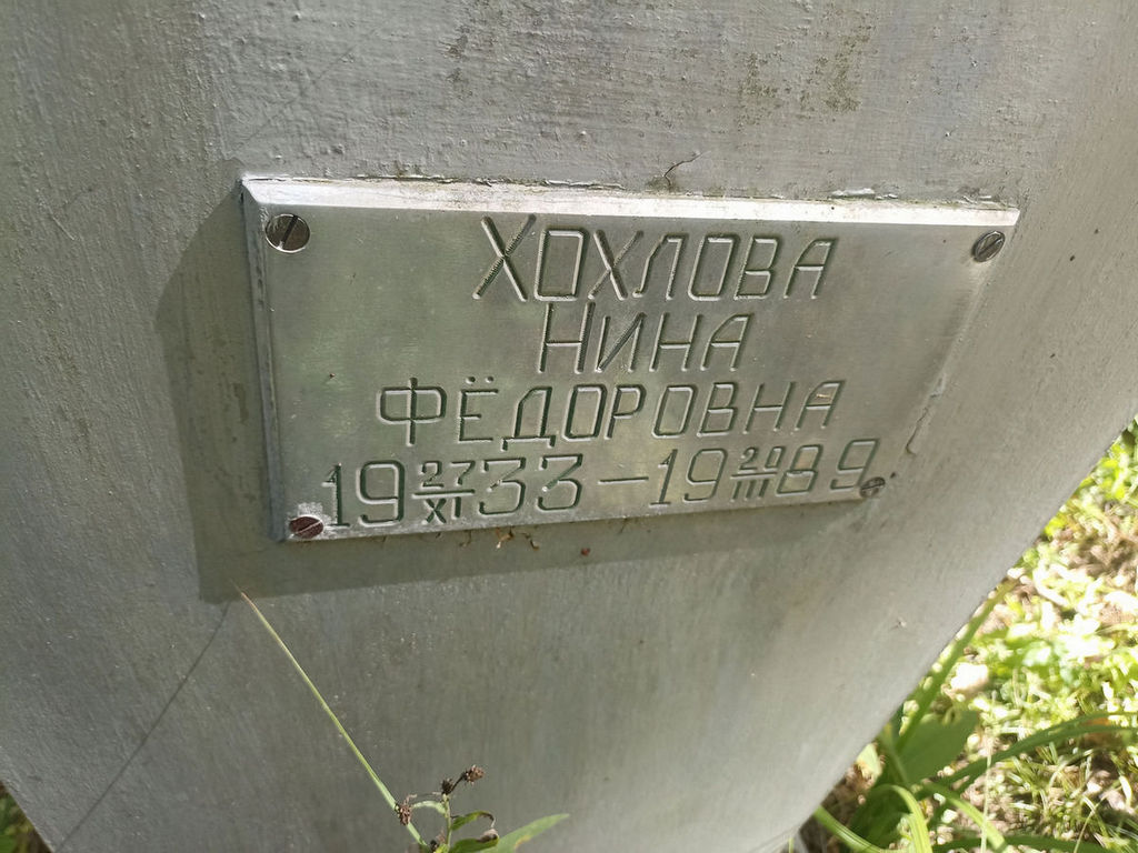 Хохлова Нина Федоровна