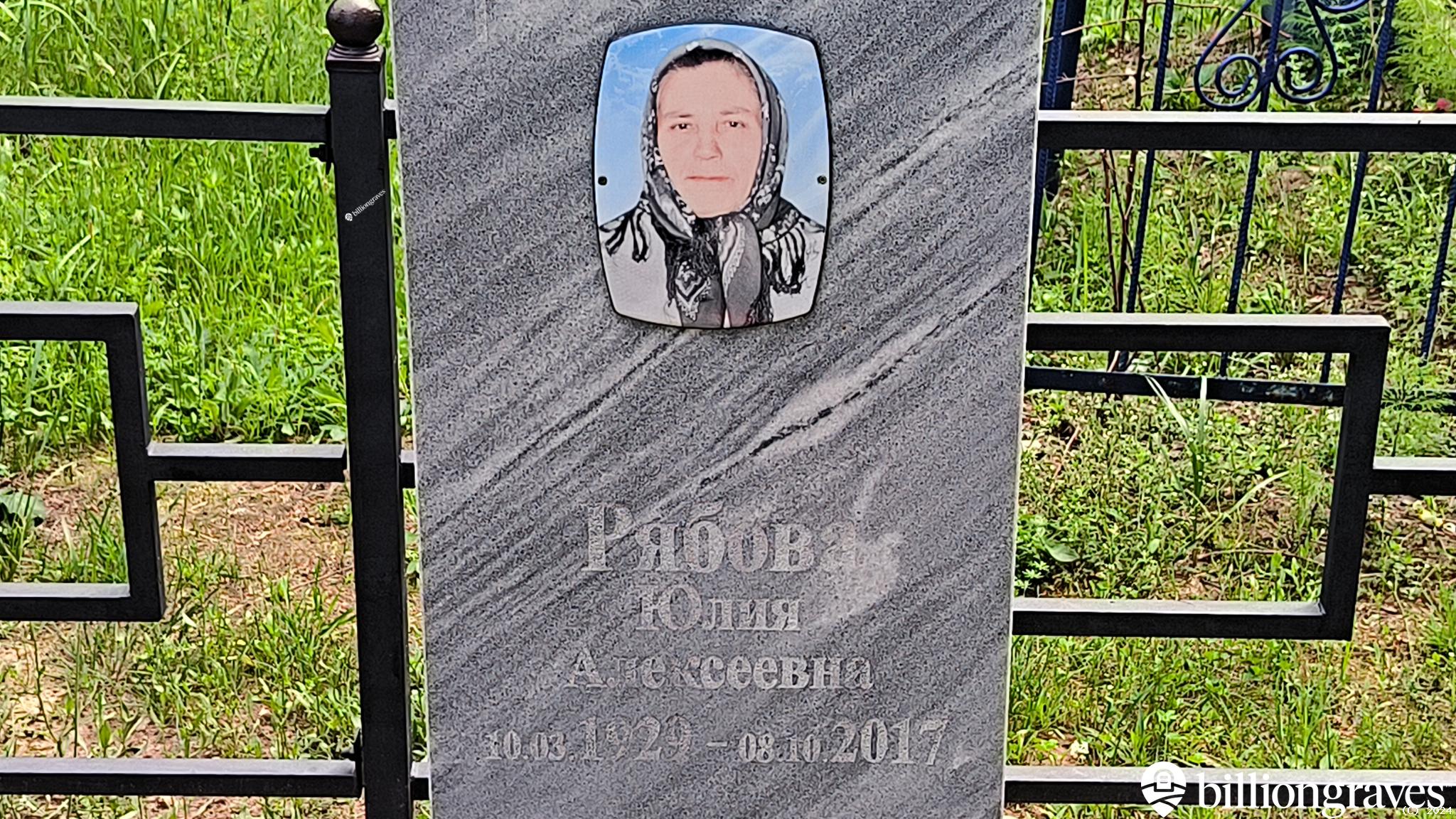 Рябова Юлия Алексеевна