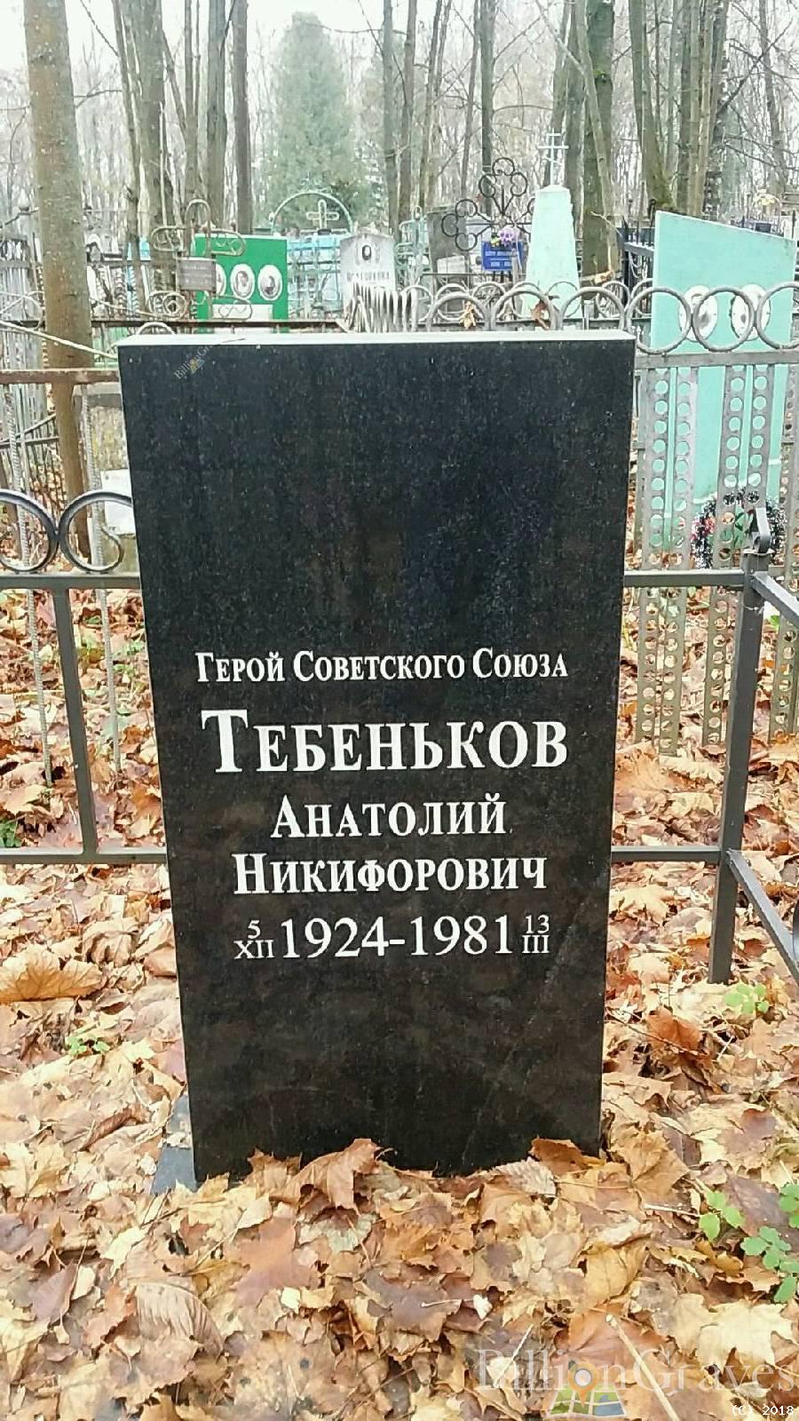 Тебеньков Анатолий Никифорович