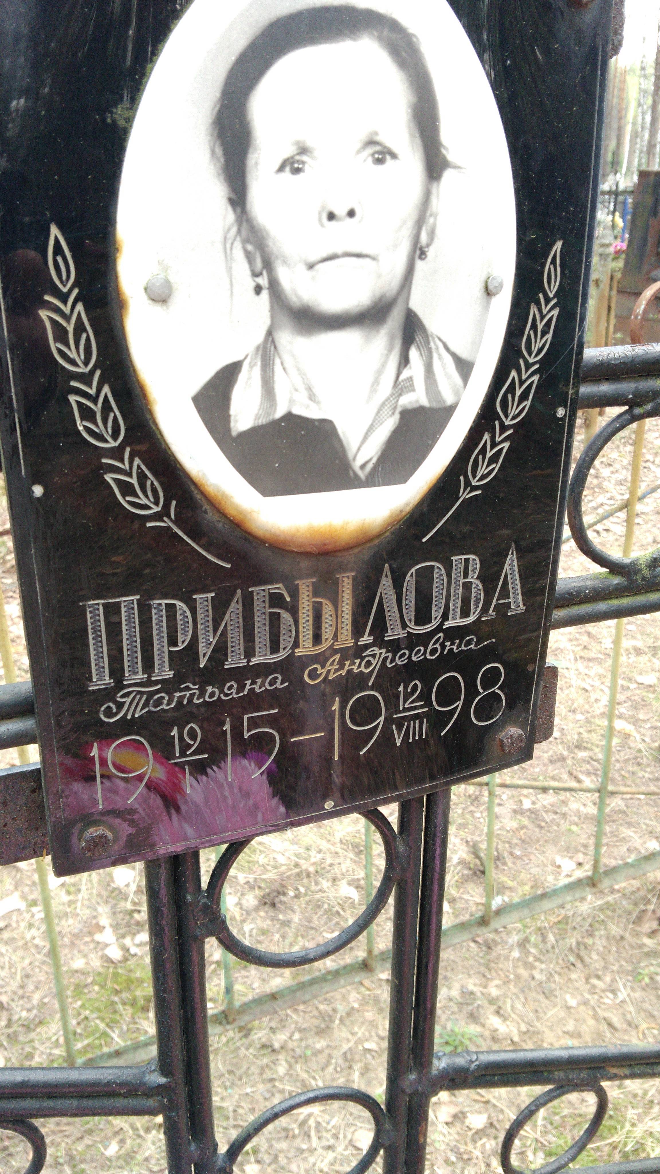 Прибылова Татьяна Андреевна
