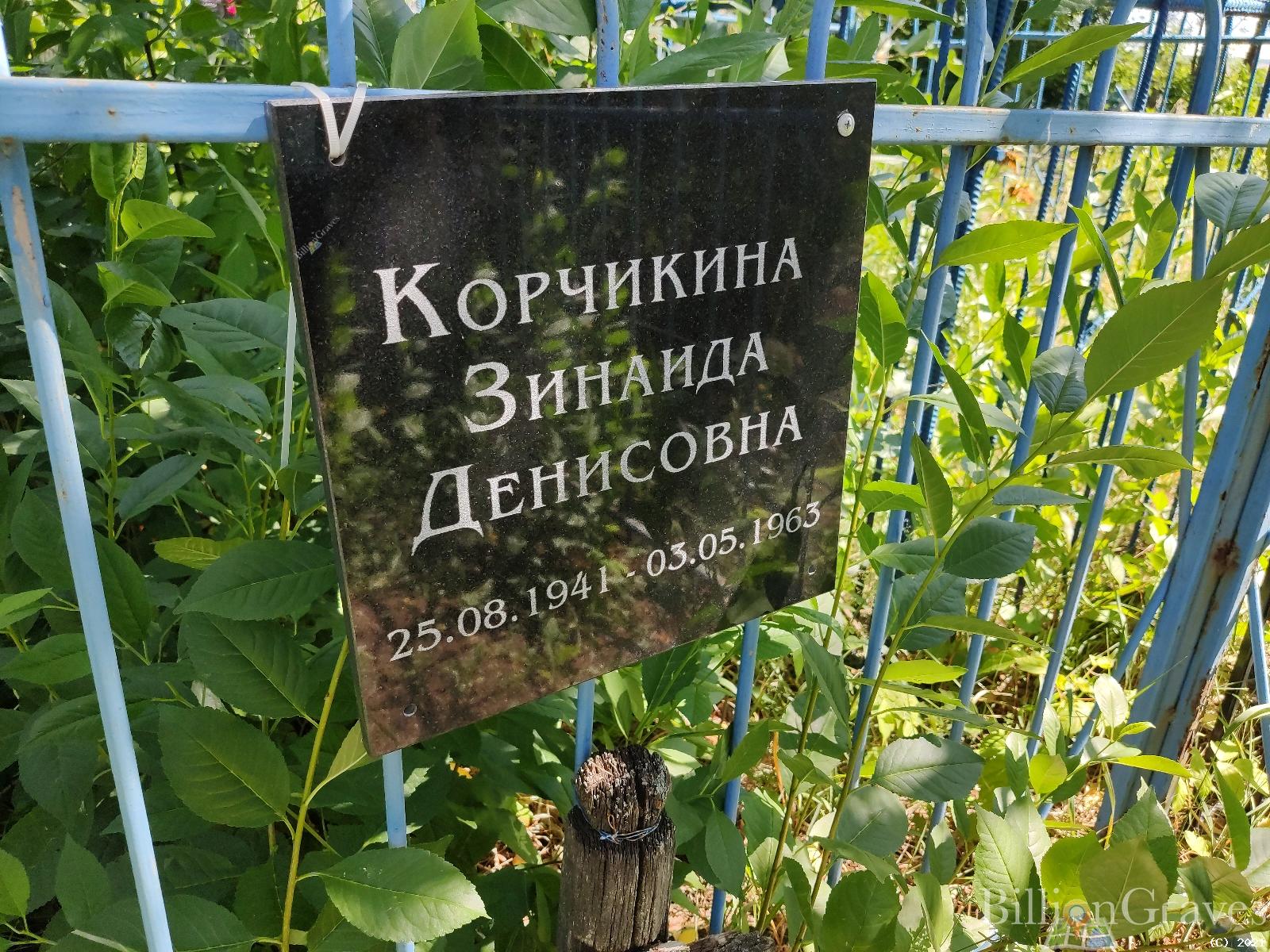 Корчикина Зинаида Денисовна