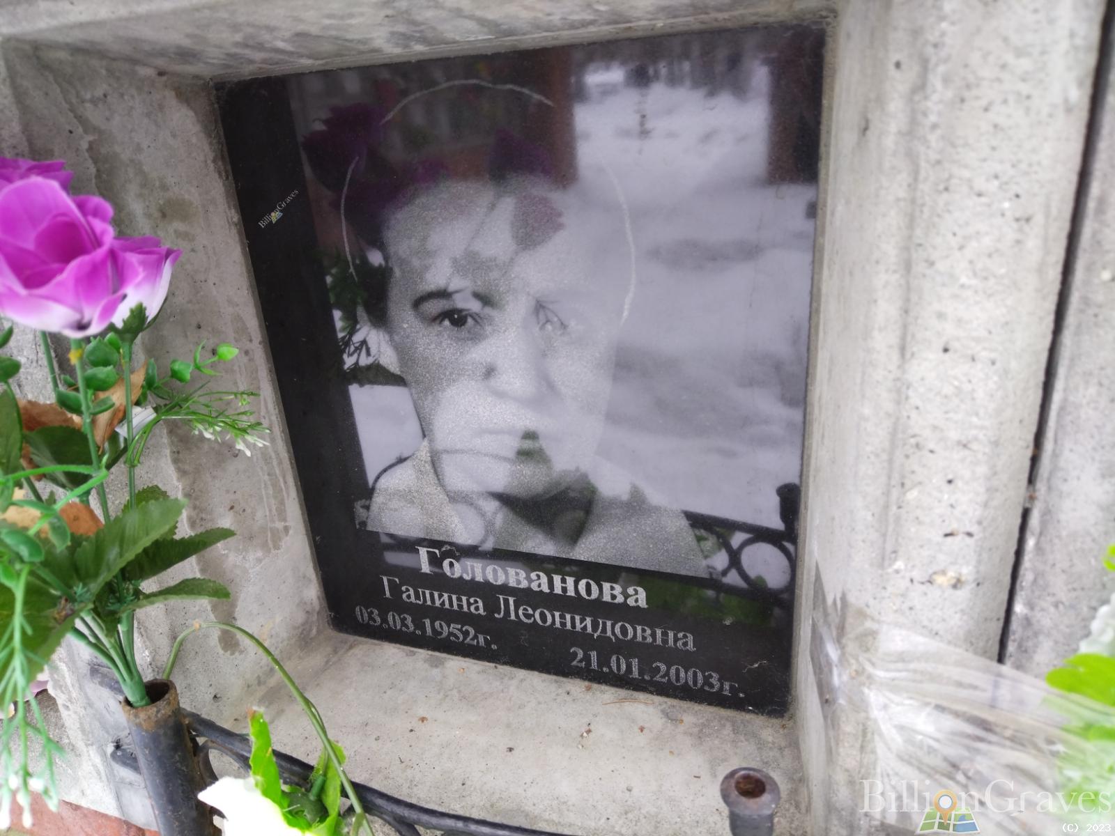 Голованова Галина Леонидовна