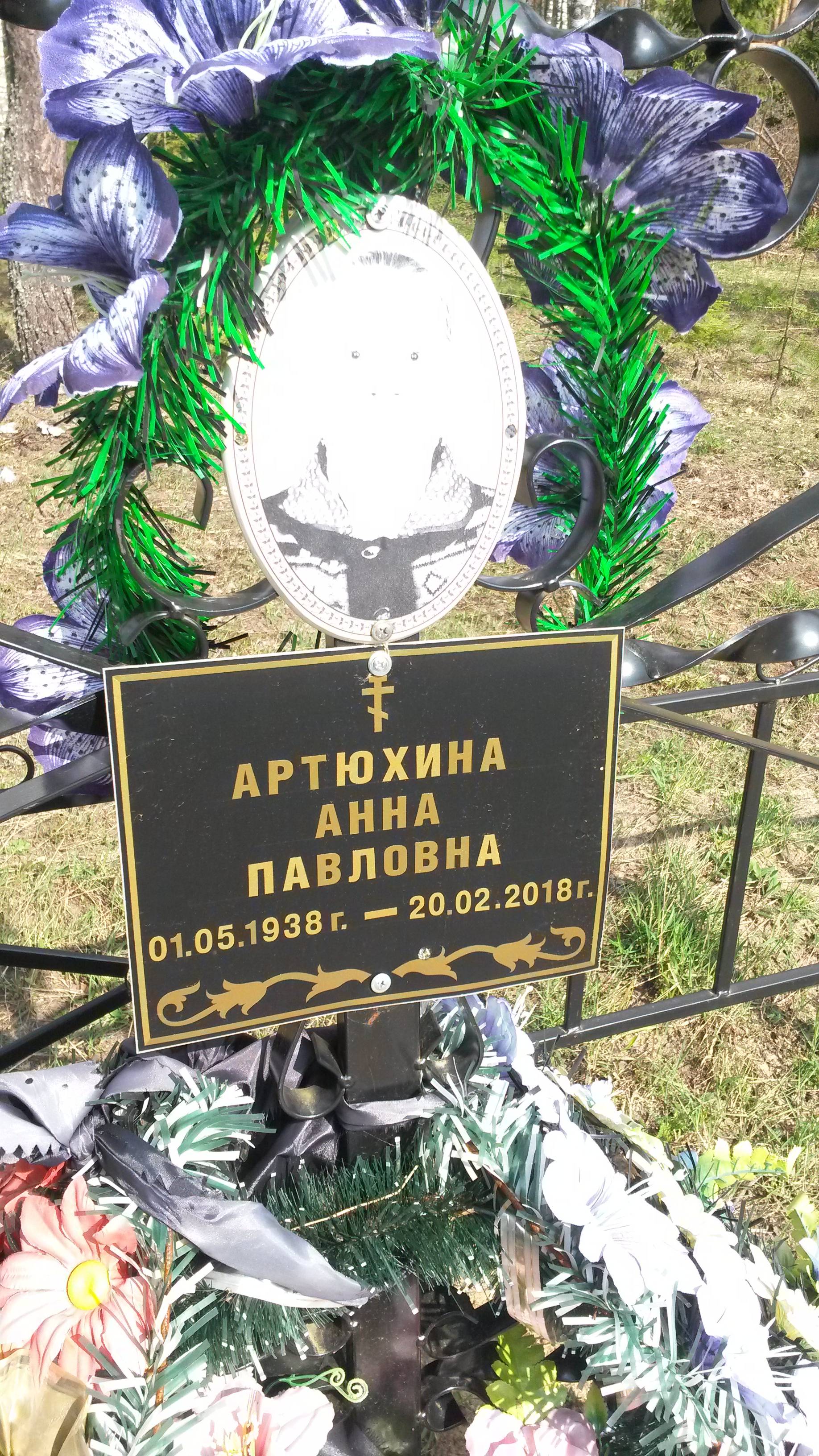 Артюхина Анна Павловна