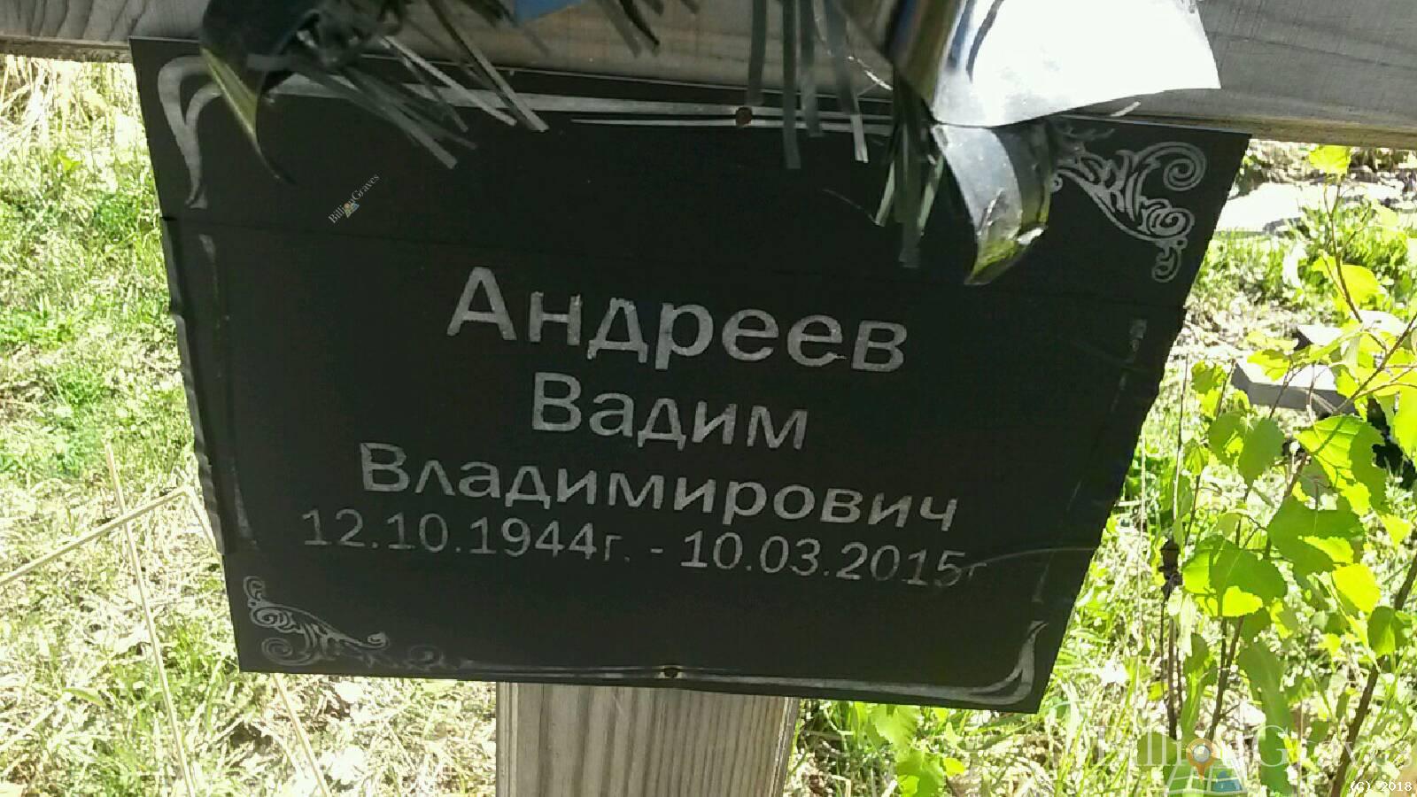 Андреев Вадим Владимирович
