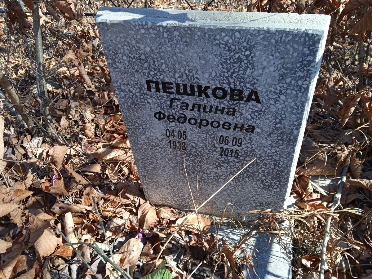 Пешкова Галина Федоровна