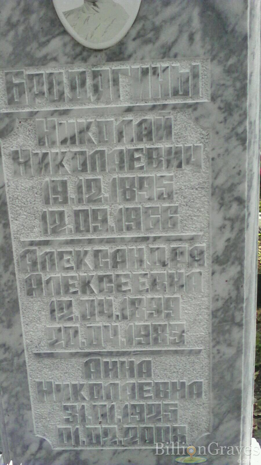 Бродягина Александра Алексеевна