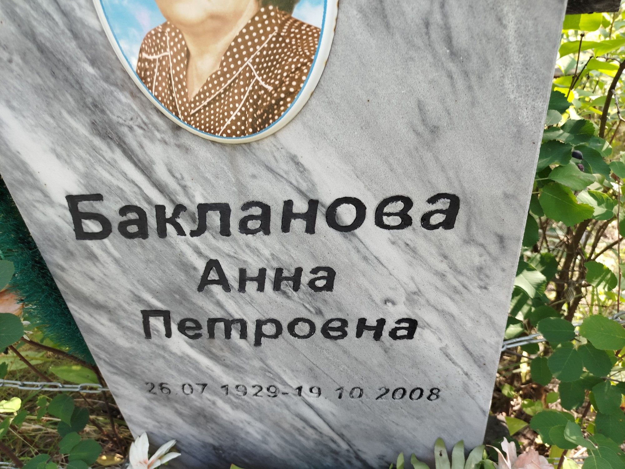 Бакланова Анна Петровна