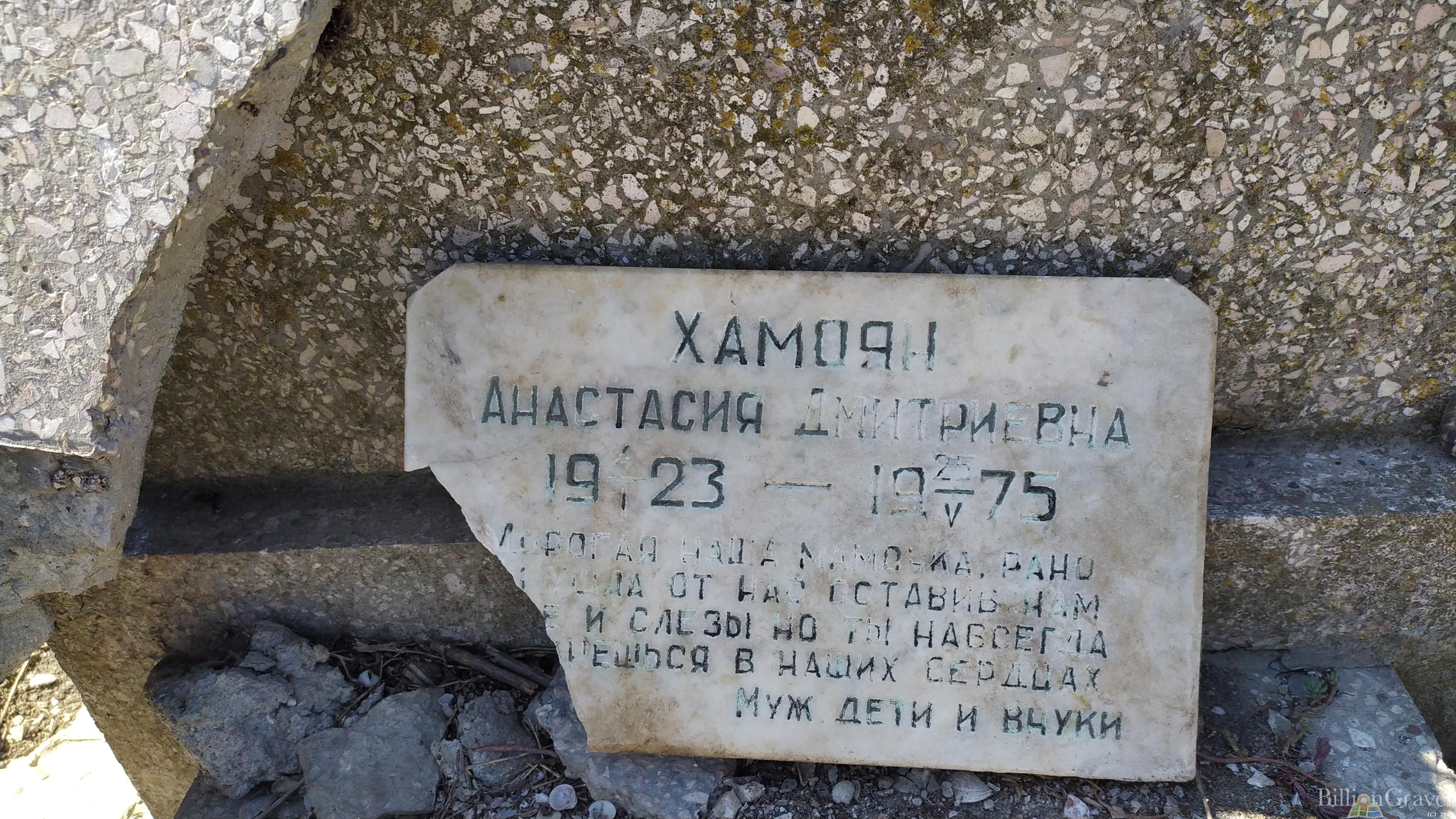 Хамоян Анастасия Дмитриевна