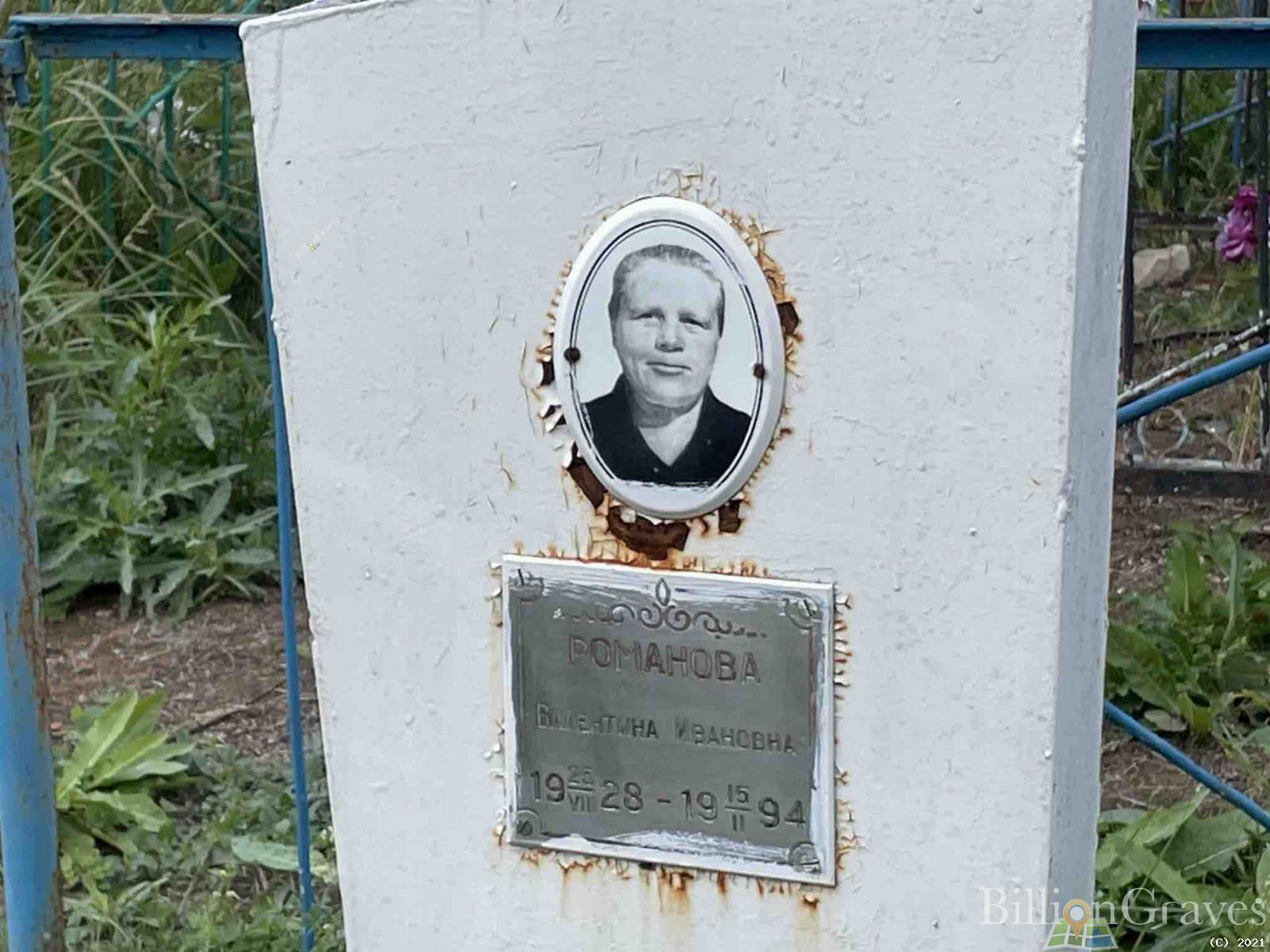 Романова Валентина Ивановна