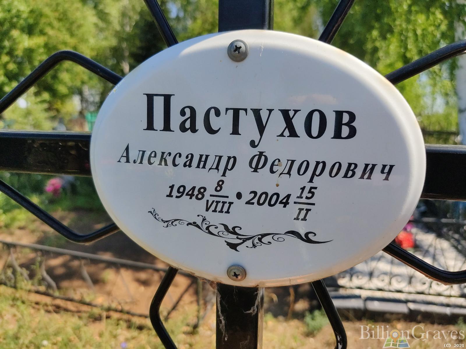 Пастухов Александр Федорович
