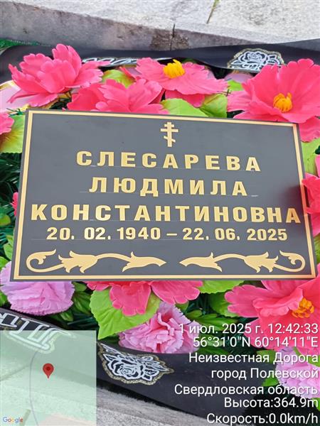 Слесарева Людмила Константиновна