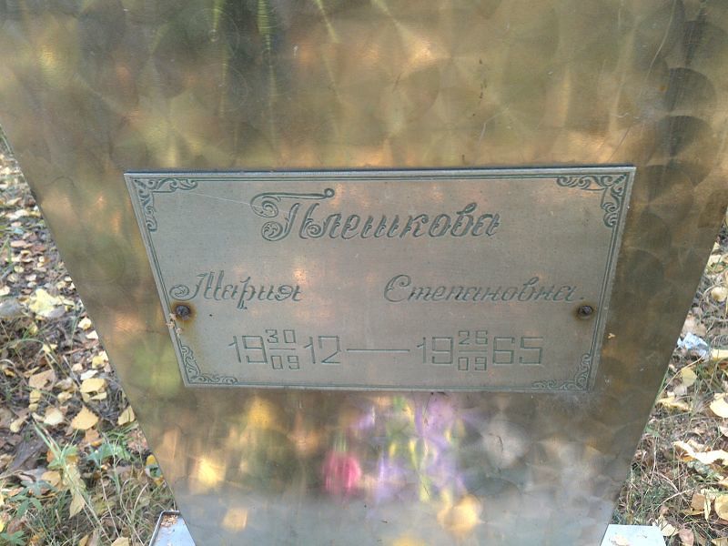Плешкова