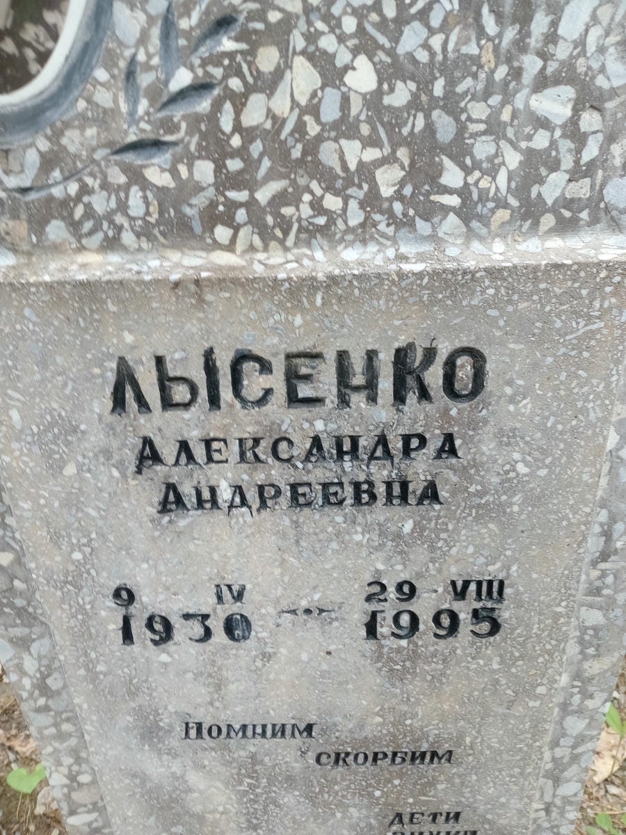 Лысенко Александра Андреевна