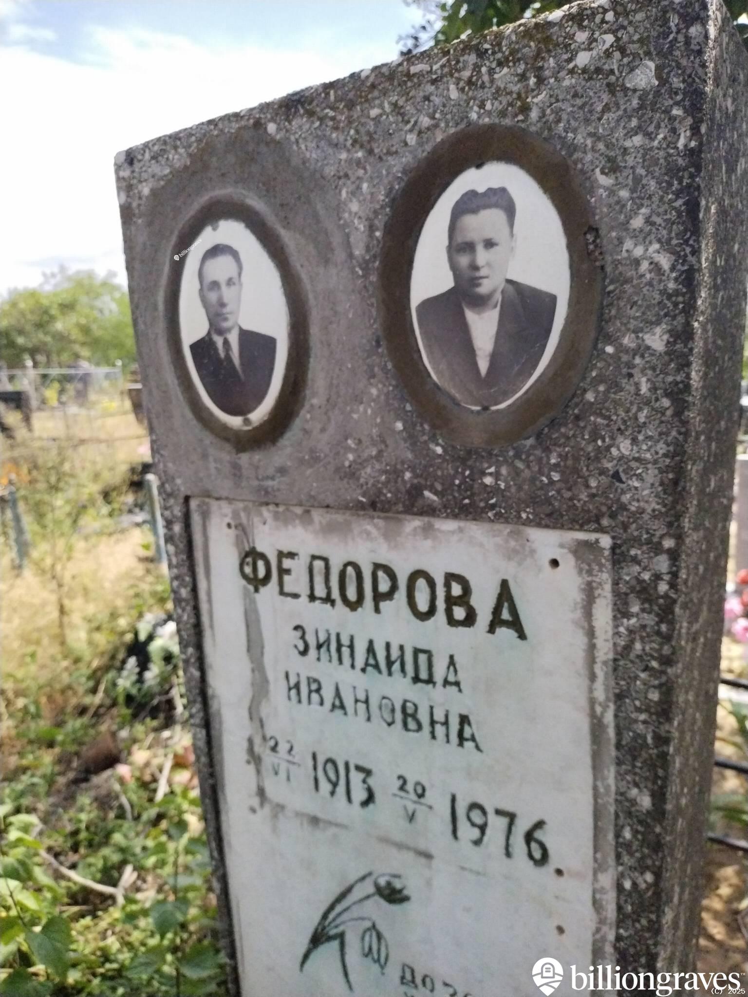 Федорова Зинаида Ивановна