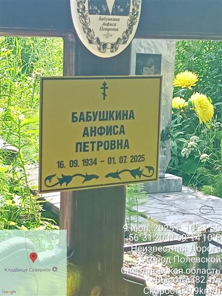 Бабушкина Анфиса Петровна