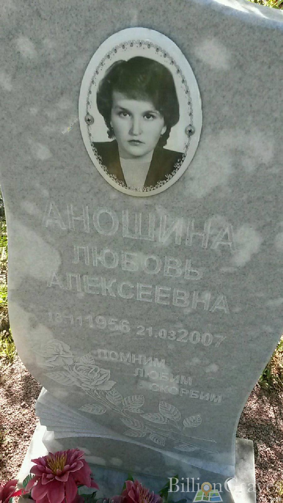 Аношина Любовь Алексеевна
