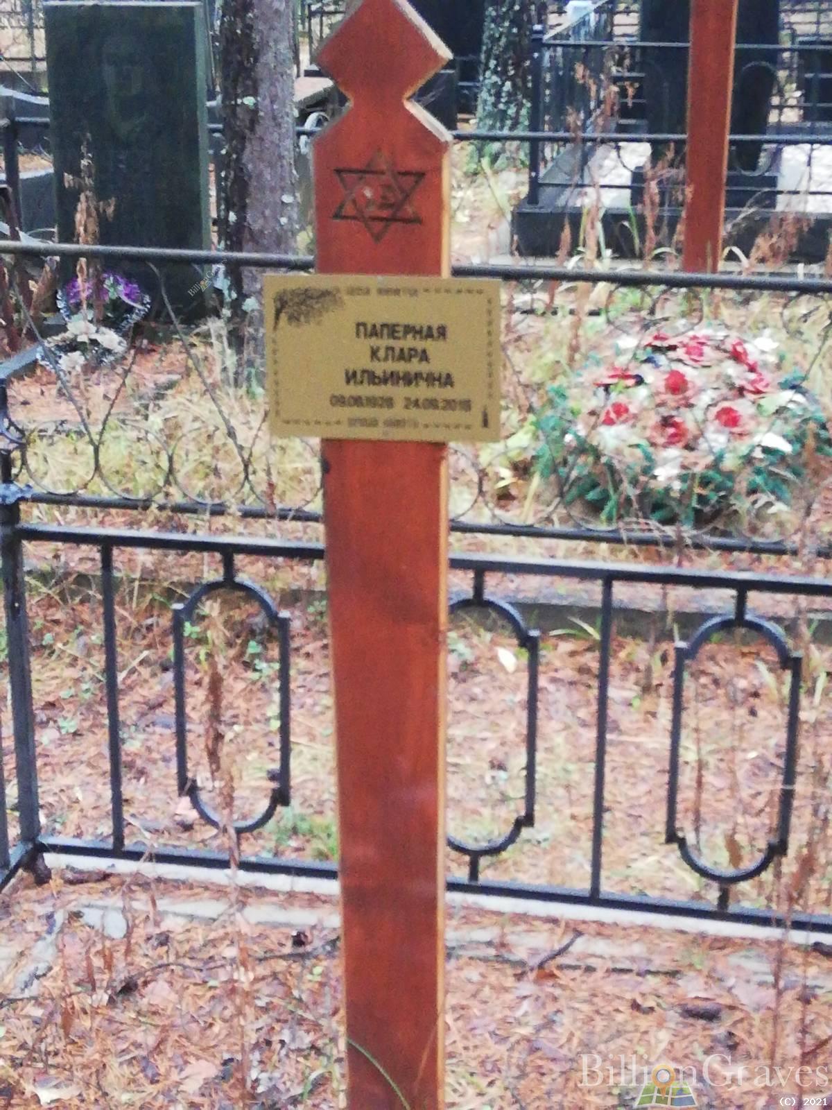 Паперная Клара Ильинична