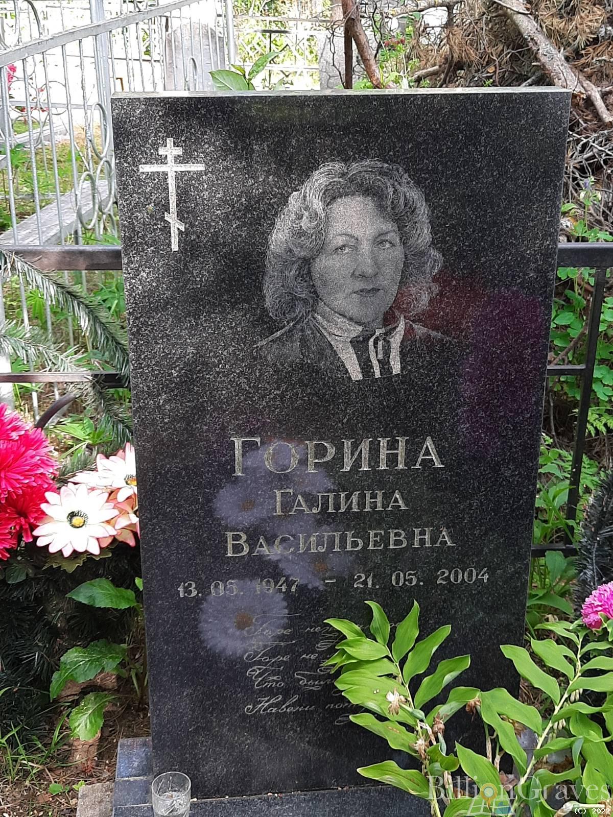 Горина Галина Васильевна